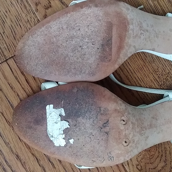 Manolo Blahnik white sandals 37.5 - Picture 6 of 7